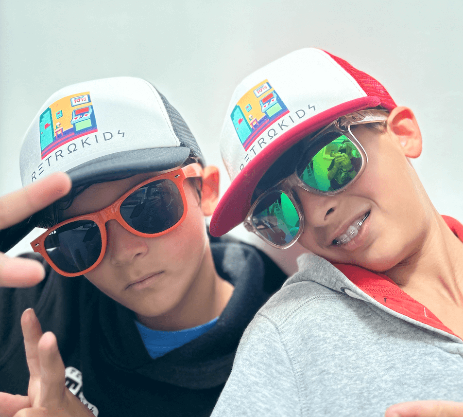 Retro Kids Gaming Play Classic Nes Sega Games